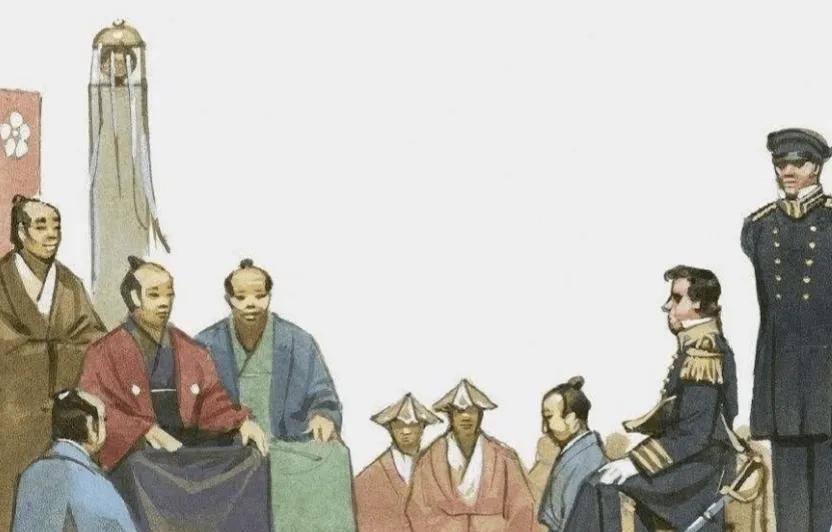 黑船叩关比如《岩仓使节的研究》一书中就曾记载,当时的大久保利通