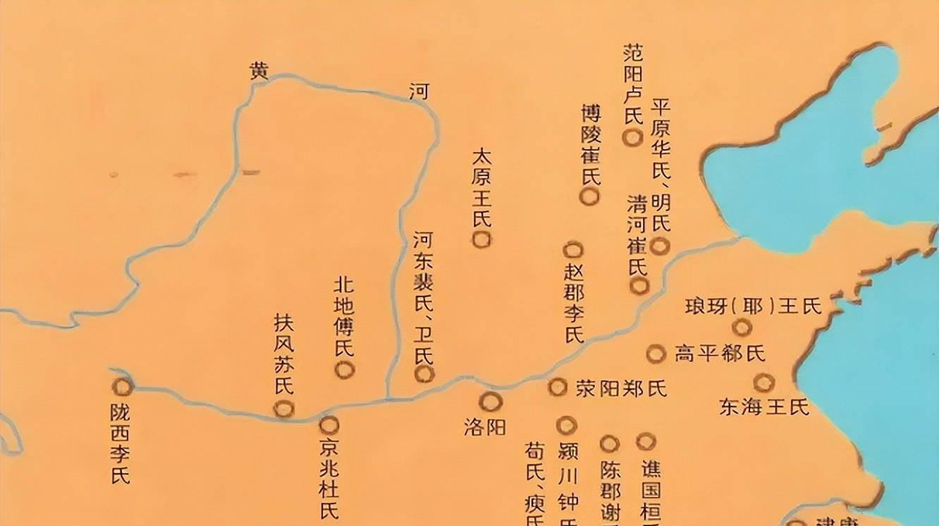 密集分布的士族2,琅琊王氏在实力上难以取代晋室琅琊王氏在东晋时期的