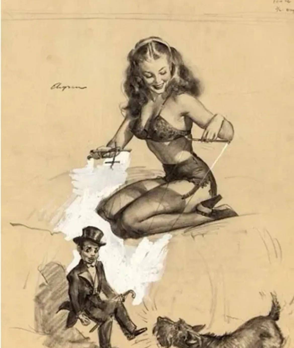 二战美国为了征兵有多拼命?征兵广告上全都是身材火热的女郎