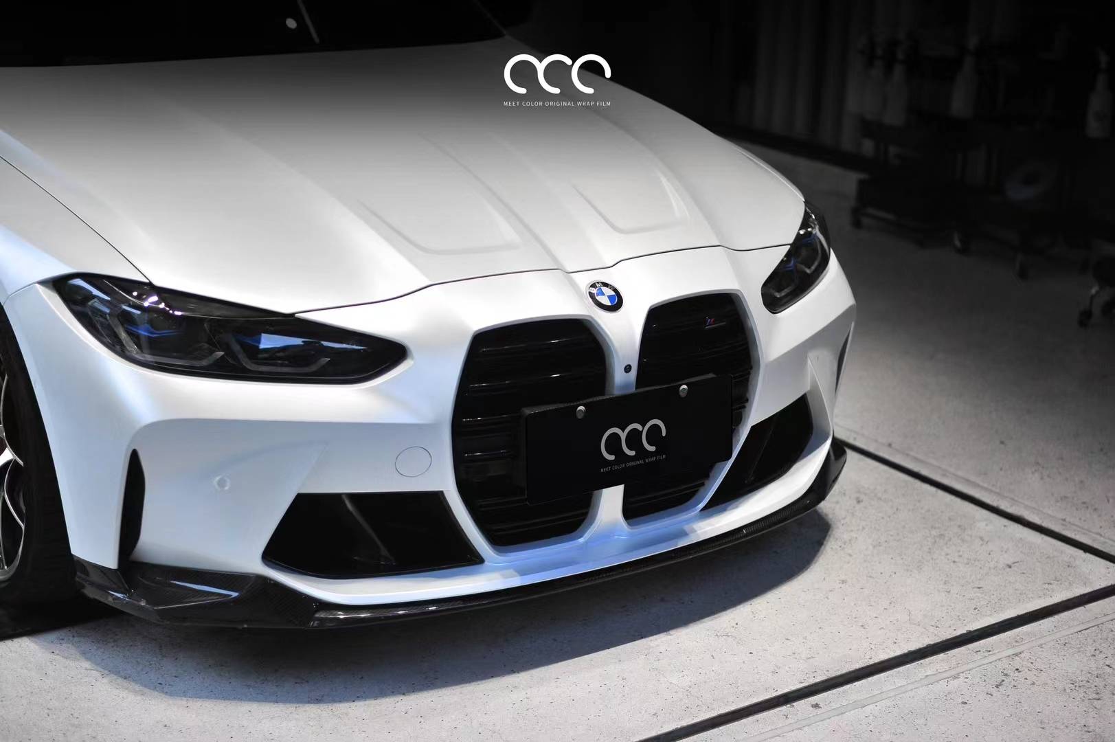 漫彩-宝马m4陶瓷白改色膜,简洁,耐看的舒适感_搜狐汽车_搜狐网