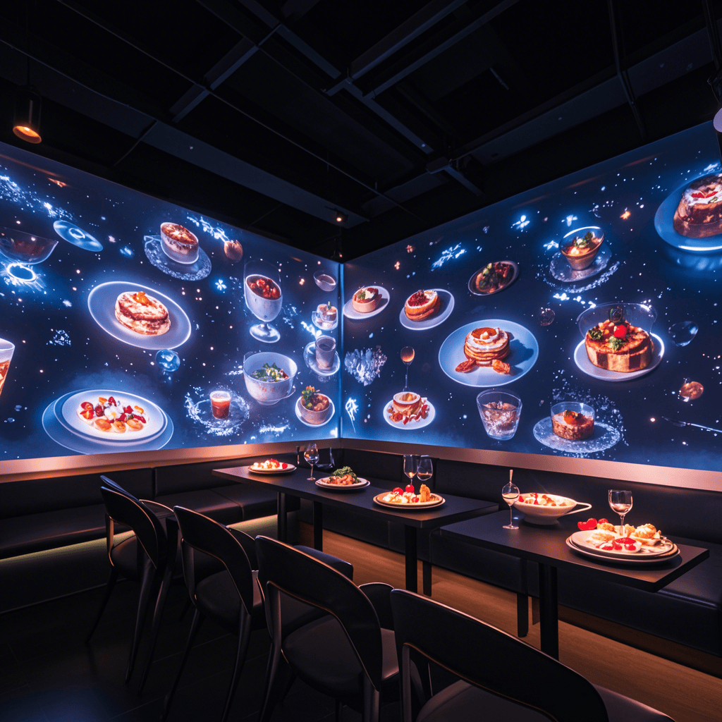 光影美食:全息投影技术打造全息餐厅梦幻用餐空间