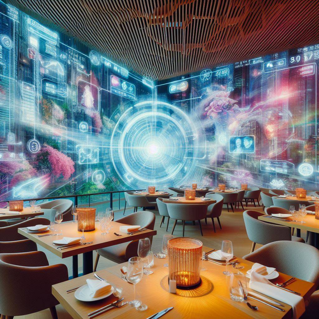 全息投影技术打造全息餐厅梦幻用餐空间_环境_为客户提供_图像