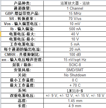 lm318引脚图图片