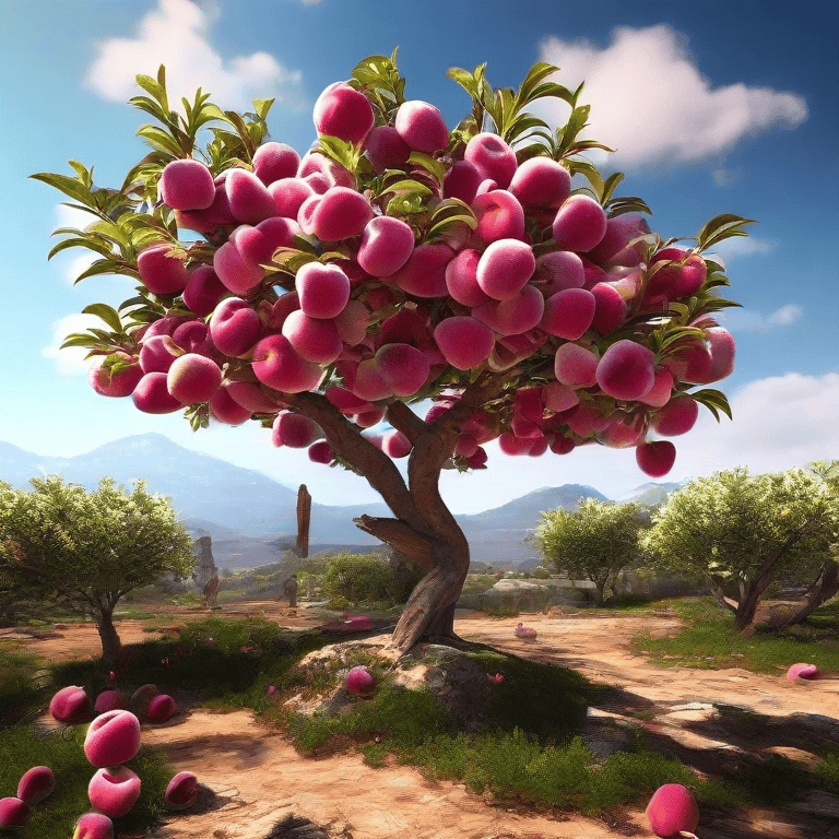 相传,王母娘娘的蟠桃园中的蟠桃,吃了可以长生不老.