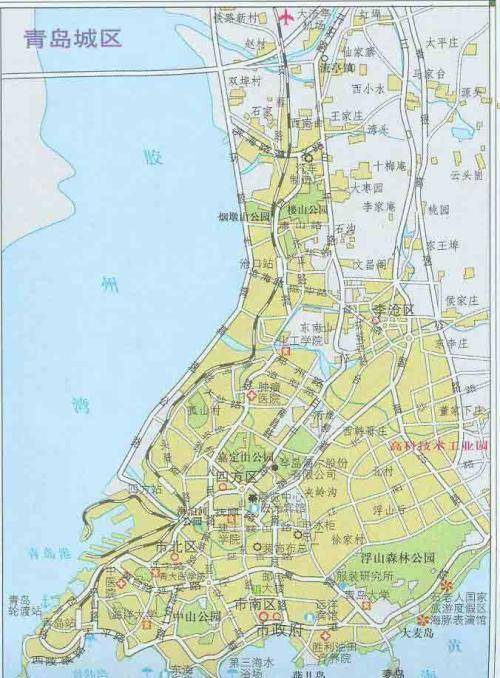 1994年区划调整前,青岛市区分为哪5个区?有你小时候的记忆吗