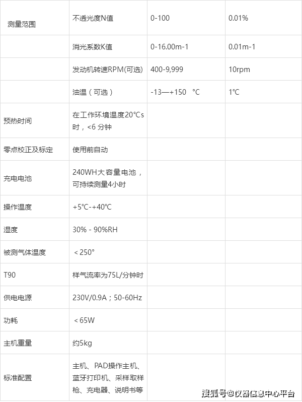 便携式不透光烟度计handset smoke