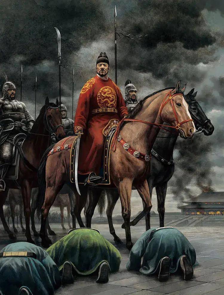 建文帝出逃后朱棣直奔皇宫,小官拦住他问了句话,最终成四朝宰相_杨荣