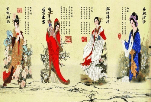 古代四大美女的身高图片