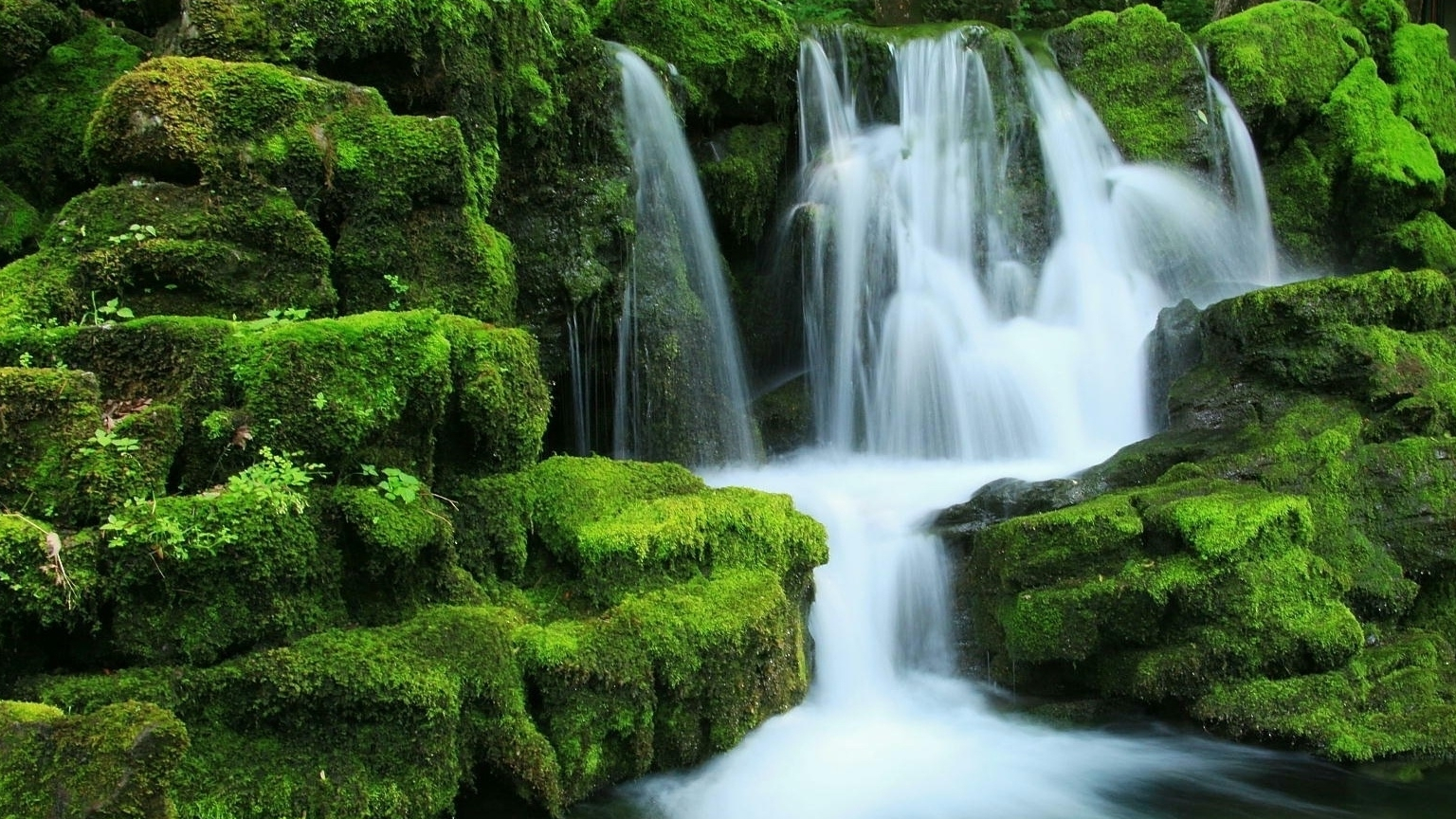 壁纸 风景 旅游 瀑布 山水 桌面 1536_864