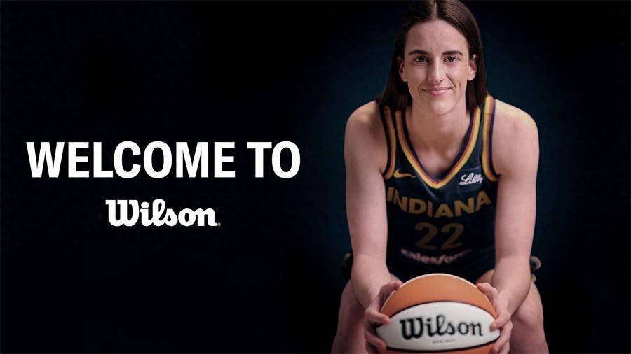 威尔逊体育用品签约wnba球星凯特琳·克拉克