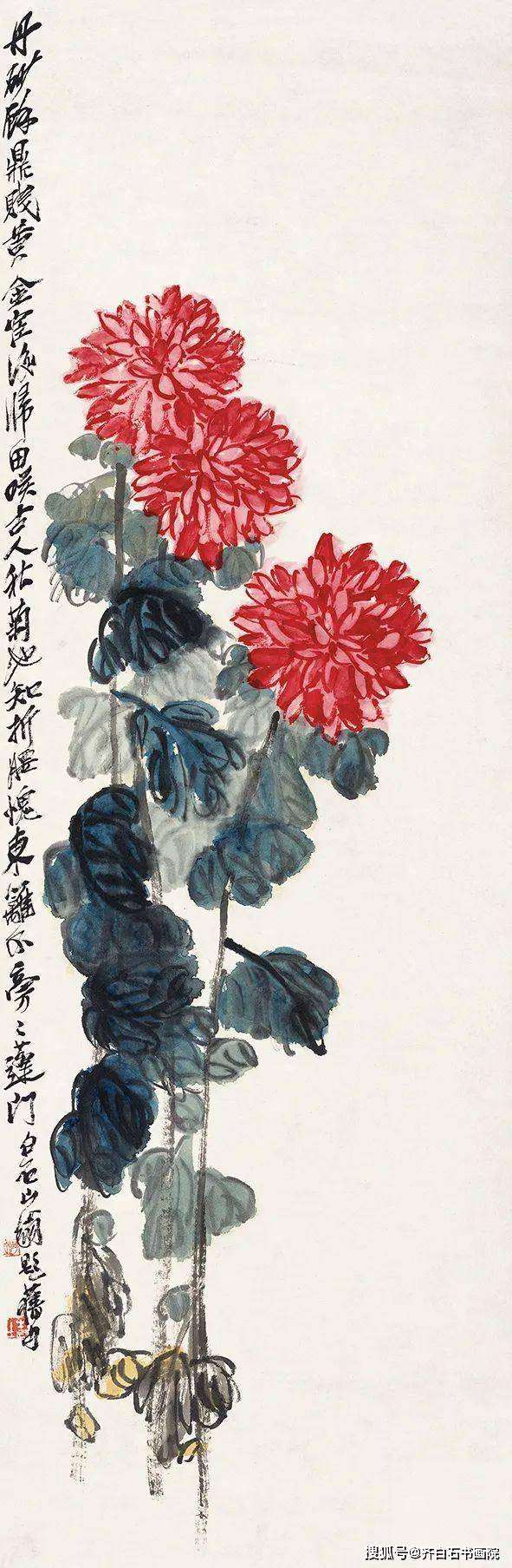 齐白石与黄宾虹唯一合影照片,齐良芷旧藏,齐白石传人汤发周发布