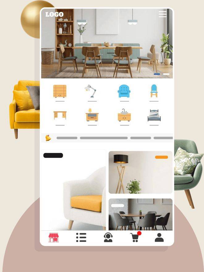 家具网站模板制作与设计案例分享成功设计并制作了一款家具小程序