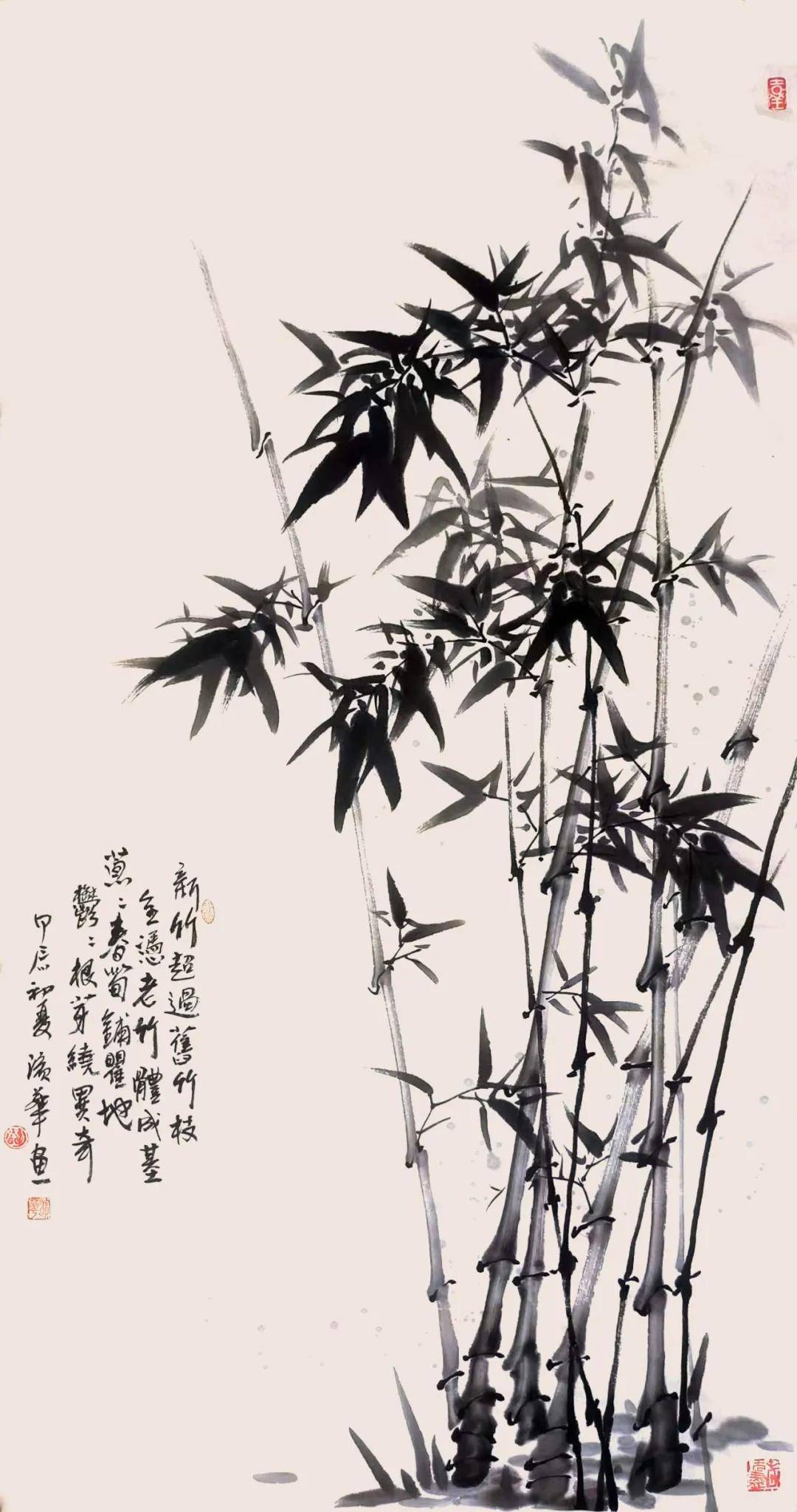 诗意生辉 墨韵飘香—著名画家刘滨华先生竹子题画诗作品欣赏