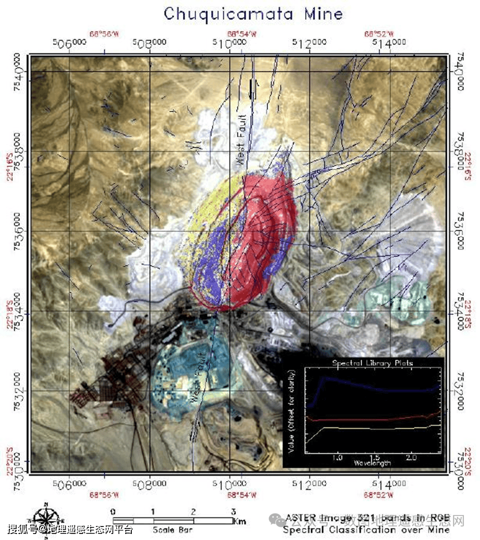 envi高光谱识别指导采矿管理者监测铜矿分布_进行_影像_图像