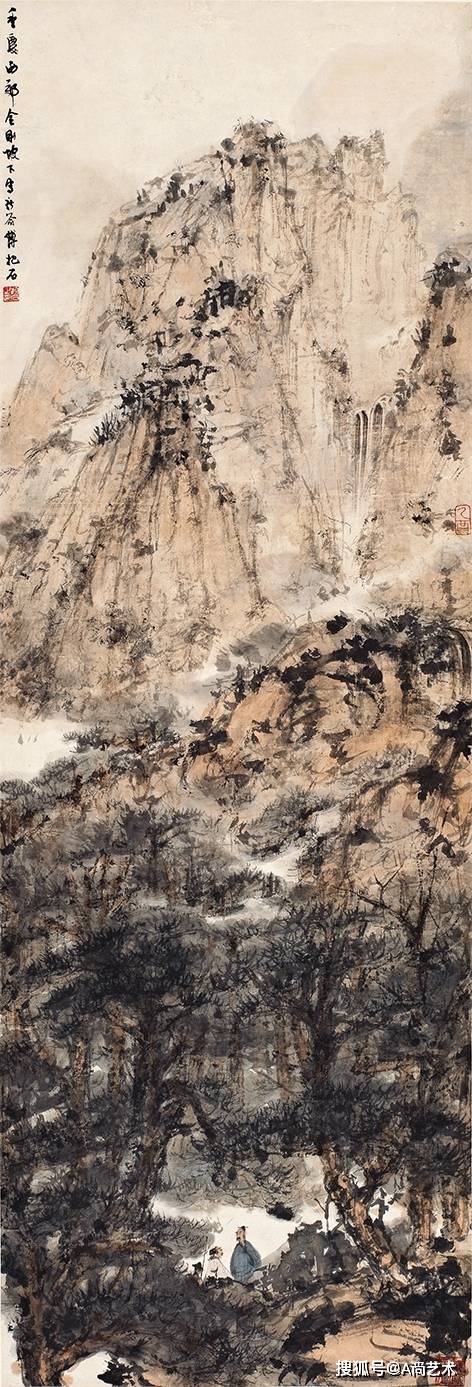 名家画谱 傅抱石  高清作品欣赏