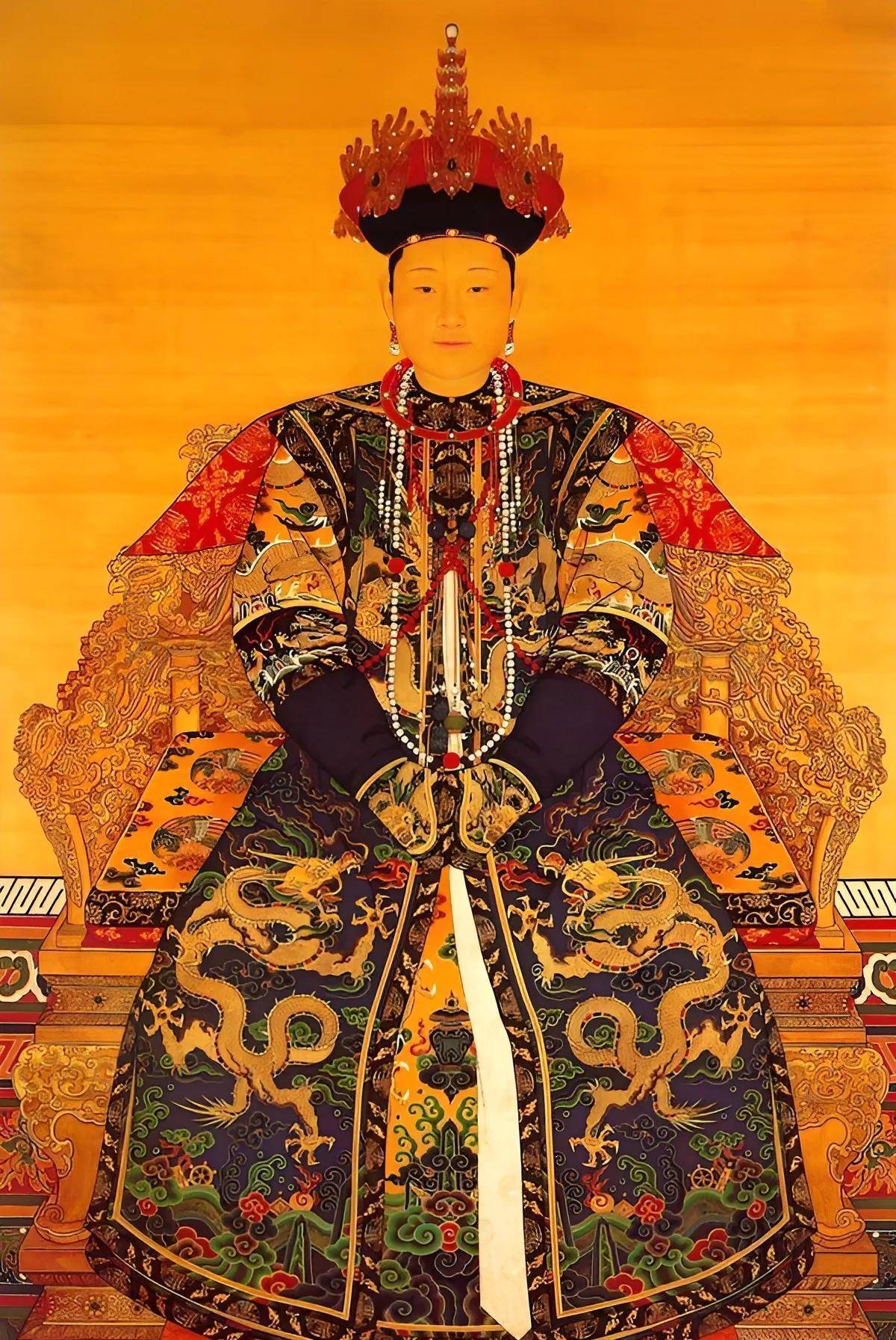 清朝历代皇后画像大全集:乾隆,溥仪的皇后最好看,默默同情光绪
