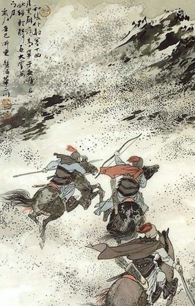 唐诗三百首中最精彩的英雄史诗,20个字写出边塞战场上金戈铁马