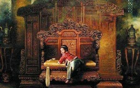 小孩在龙椅上玩,皇帝问:龙椅坐着好玩吗?小孩答4字后继承皇位