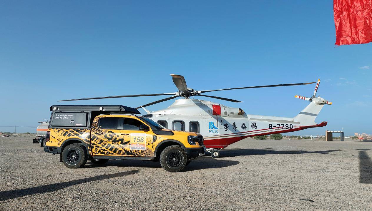 环塔拉力赛ss2与飞机和陷沙同行,记录比较有趣的沙漠赛段