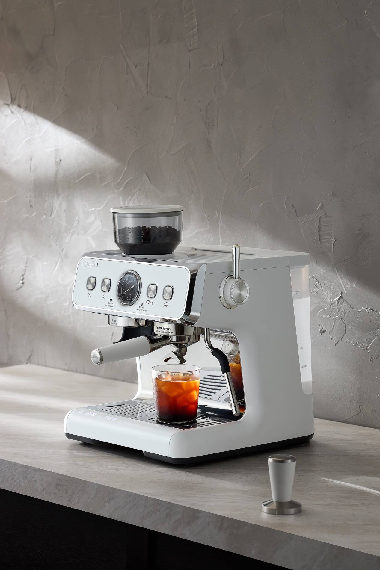 一键冷萃,智控风味,百胜图智能带秤研磨一体咖啡机bae-2sap新品上市