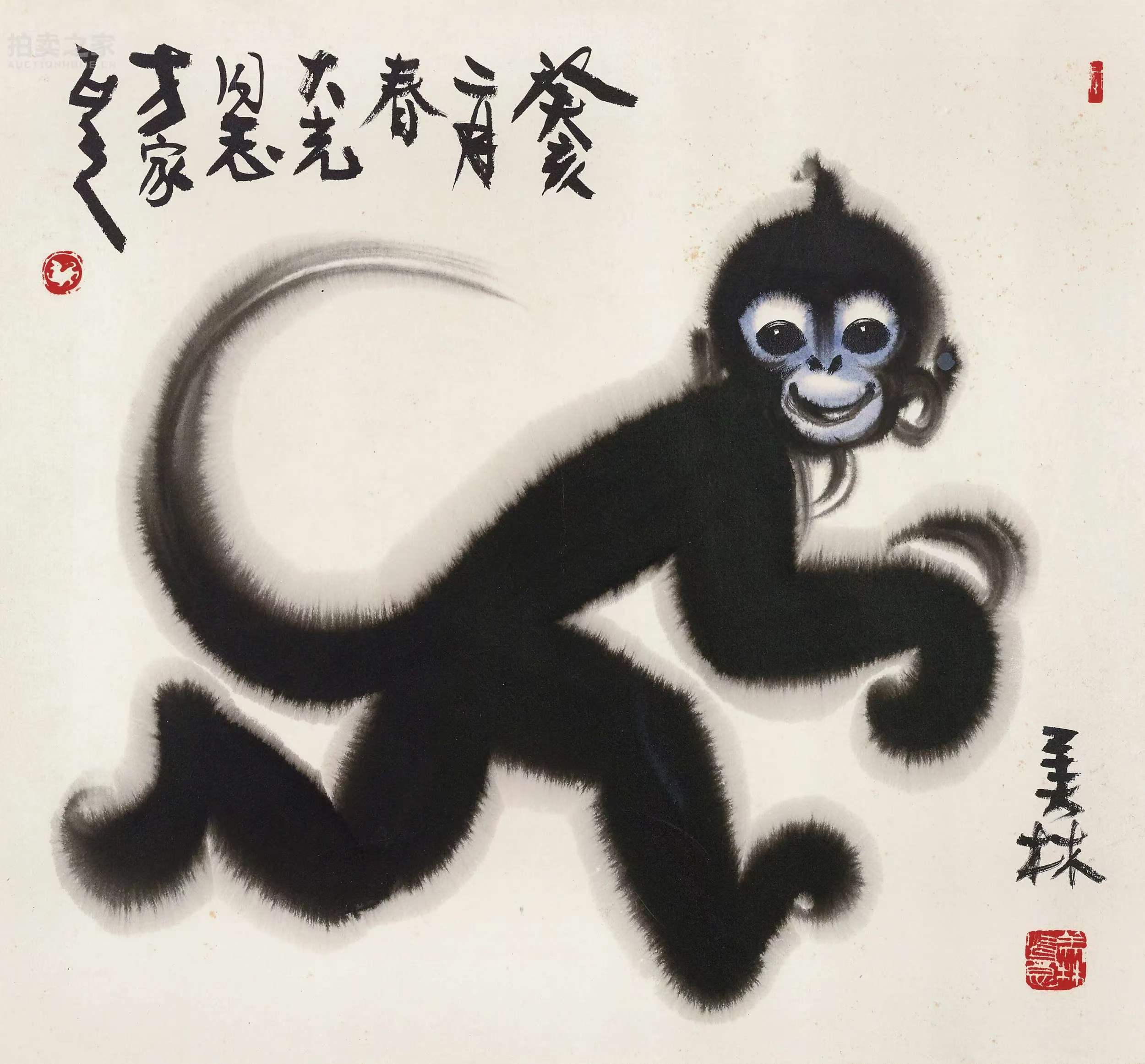 韩美林一群小动物,还是小老虎最贵