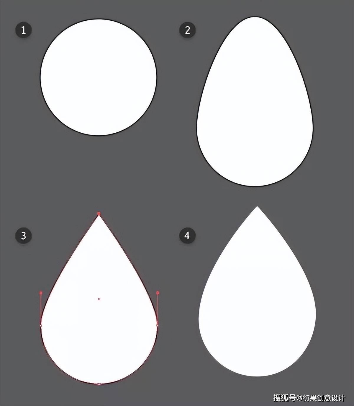 ai软件技巧,雨滴剪纸效果