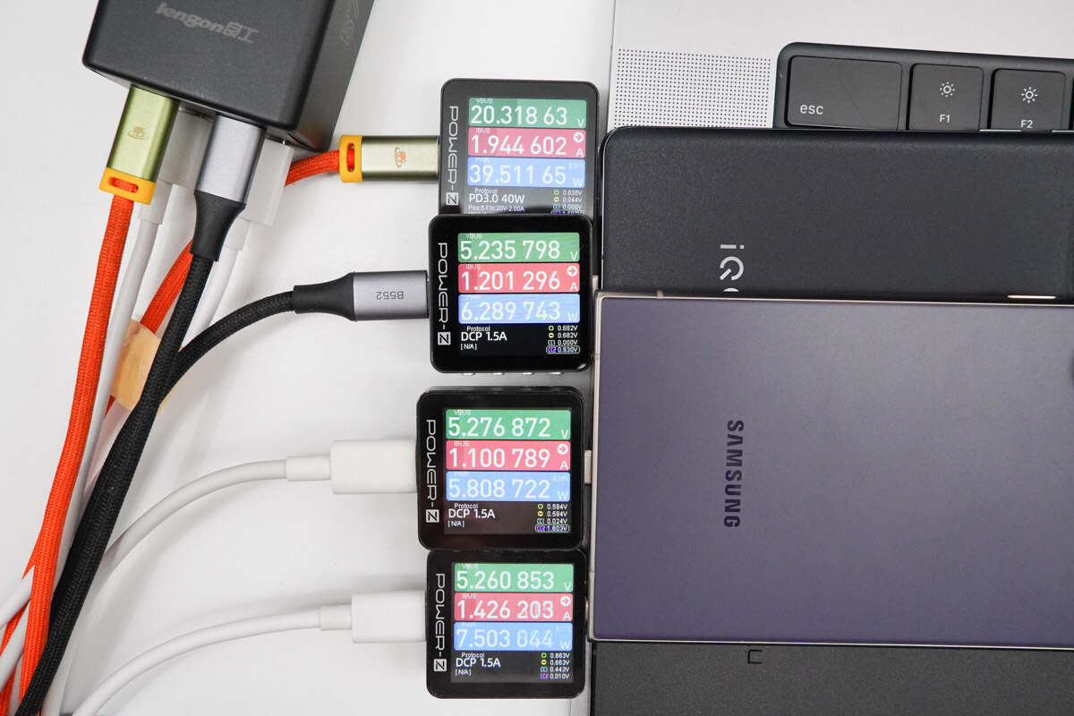 2c2a多口设计,四口同充无需等待,良工67w氮化镓快充插座评测