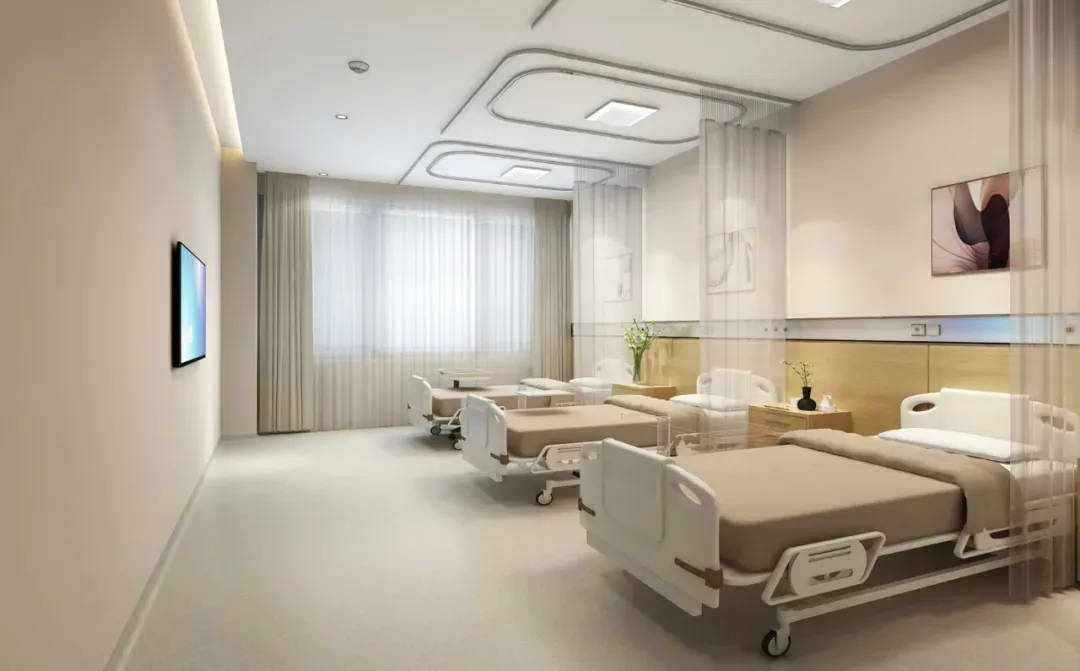 病房样板间(效果图)医院住院楼建筑面积约3.