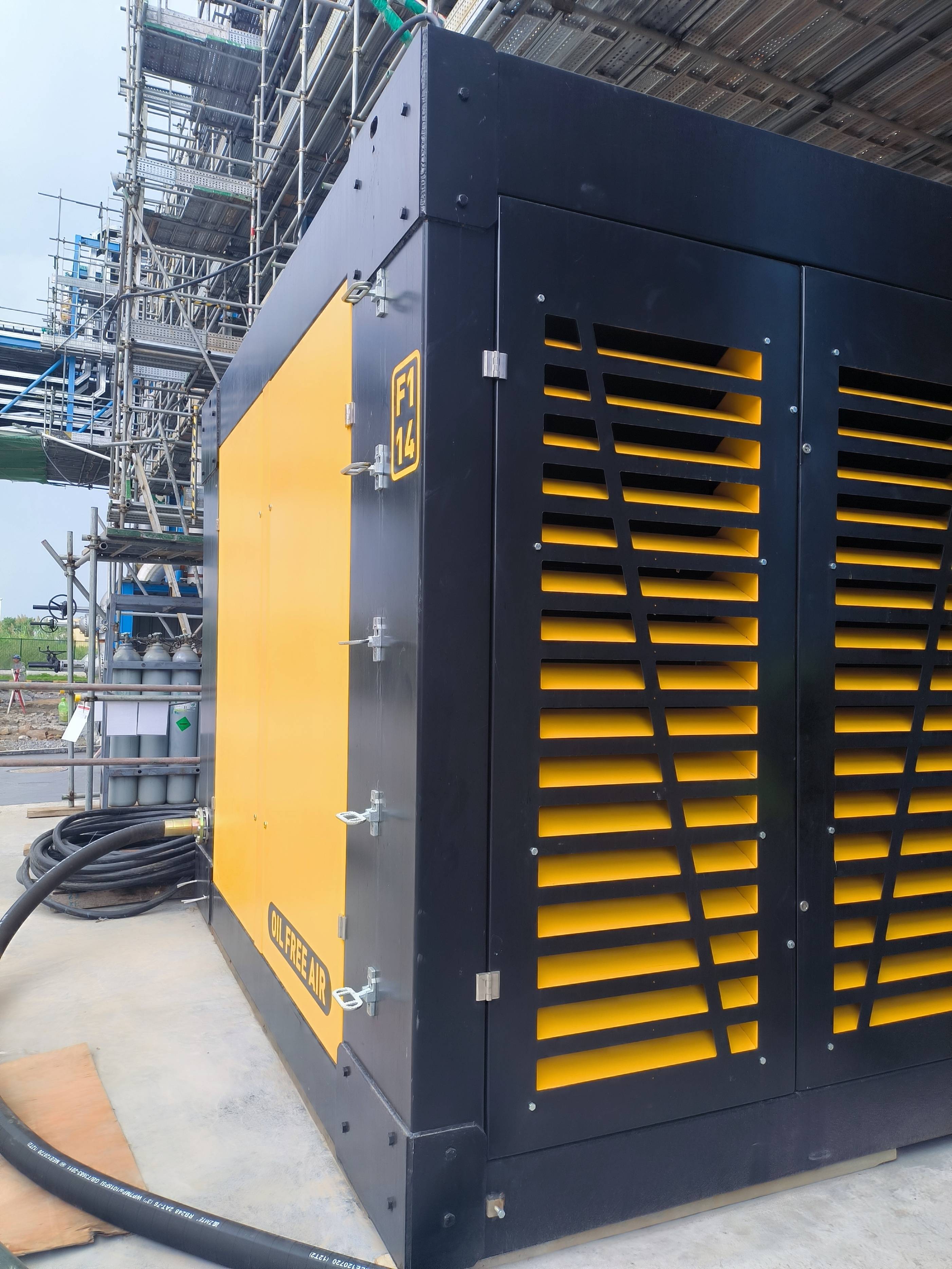 es3 diesel driven air compressor leasing: assisting factory