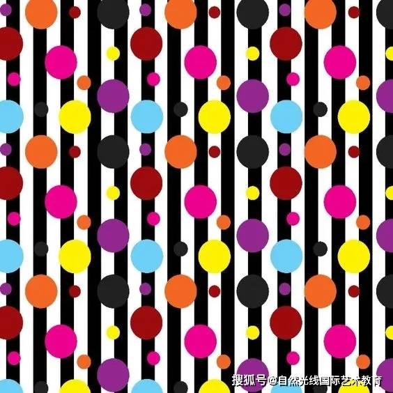 几何图形和波点艺术在平面设计作品集怎么运用?