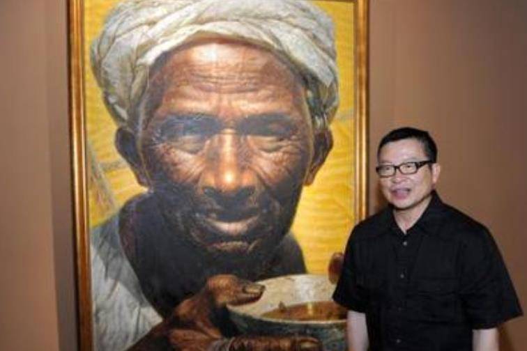 80年代油画《父亲》,为过评选添了一支圆珠笔,却被认为是败笔?