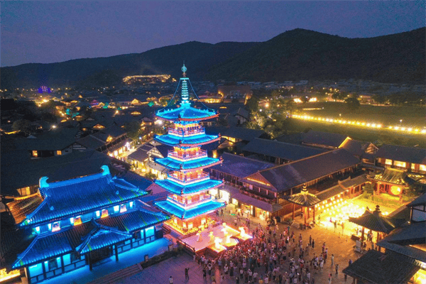 无锡拈花湾夜景门票图片