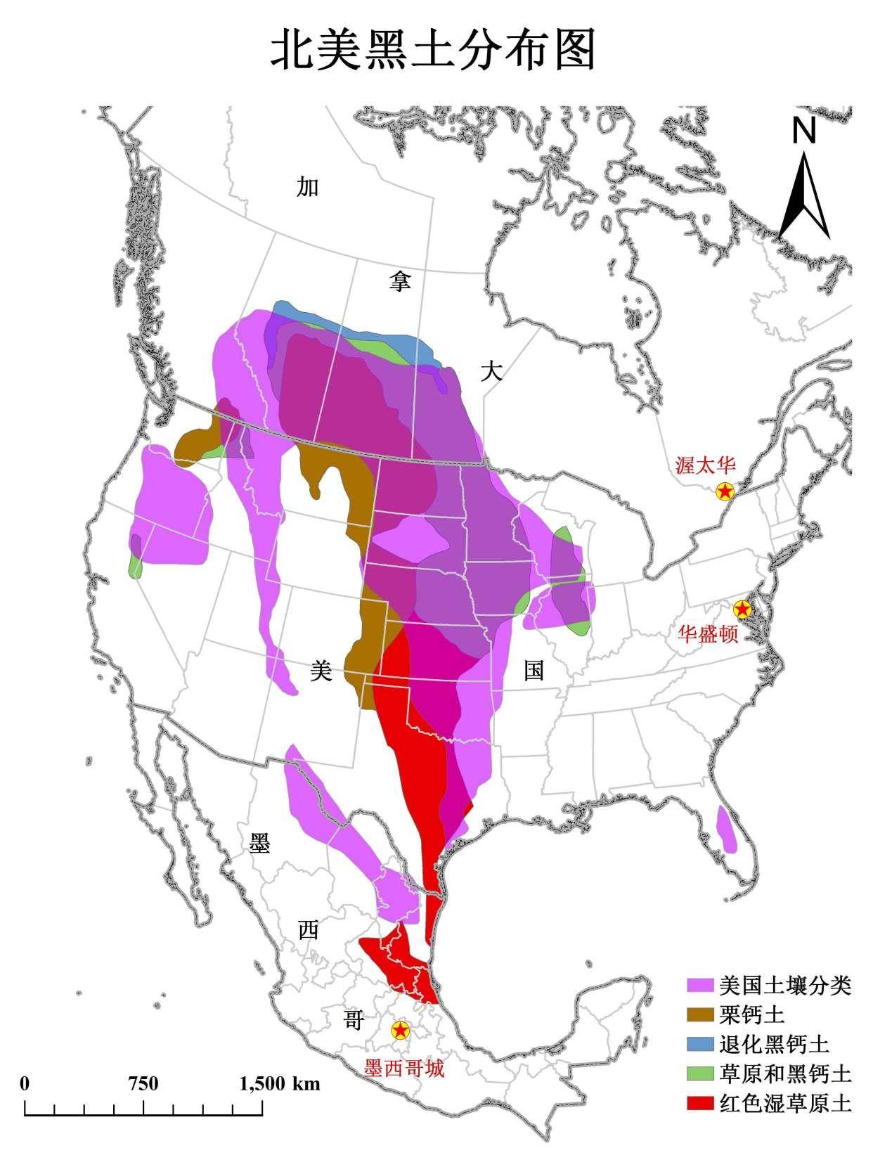 分布在两个区域,第一部分在密西西比河流域,第二部分在和加拿大接壤的
