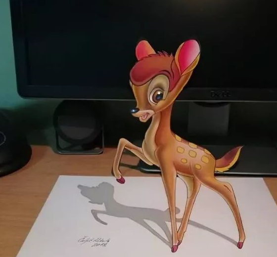 这么逼真的3d画,让人不得不佩服!_绘画_铅笔_作品
