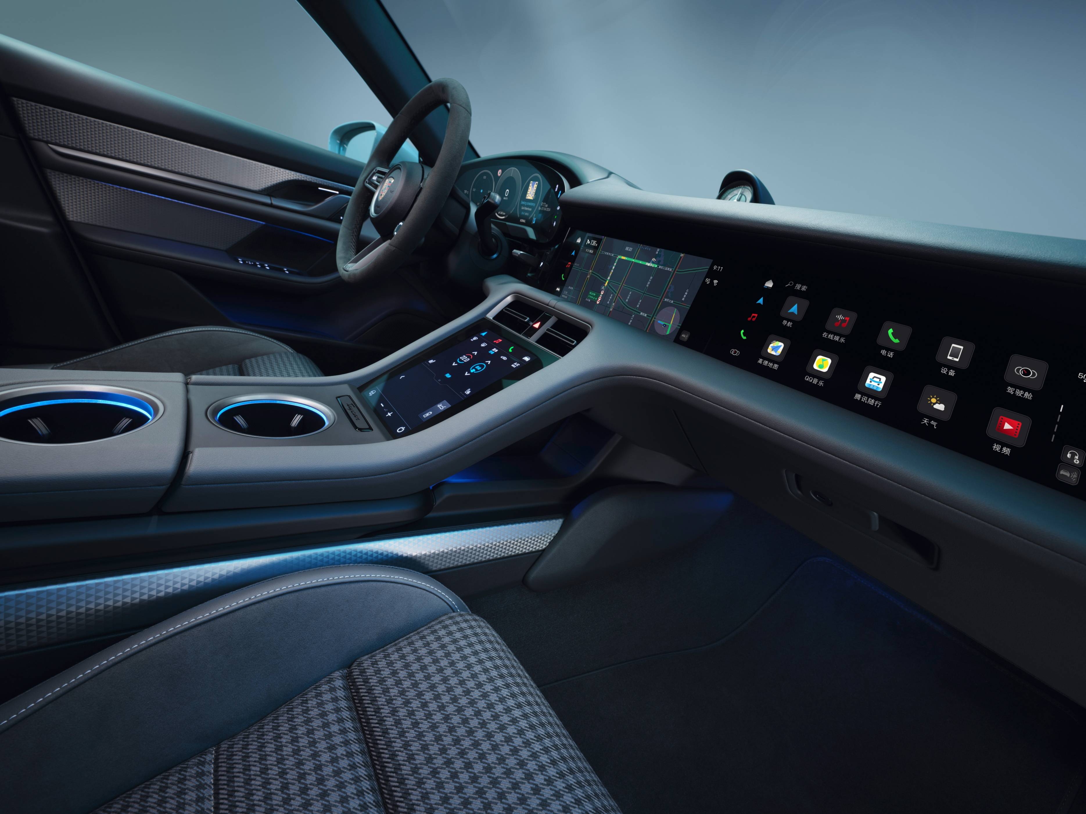 保时捷全新纯电动macan和新款taycan 4重磅亮相,粤港澳大湾区车展必看