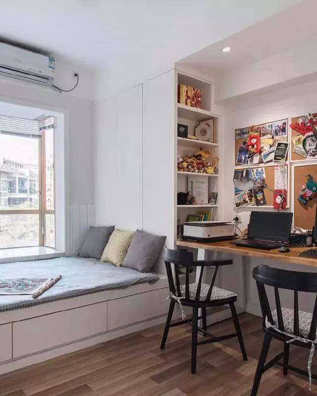 卧室书房结合设计,榻榻米成新宠,七款实例验证其超实用性!