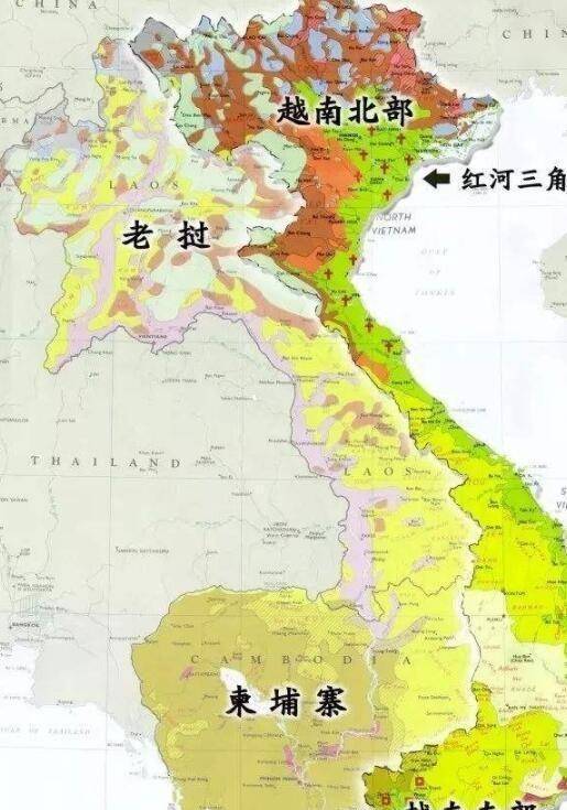 为何越南地图经常包括老挝和柬埔寨?