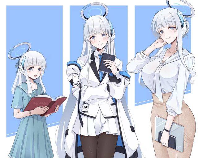 《蔚蓝档案》同人画师被质疑ai绘画,自拍后阿宅坐不住了_yoru_姐姐