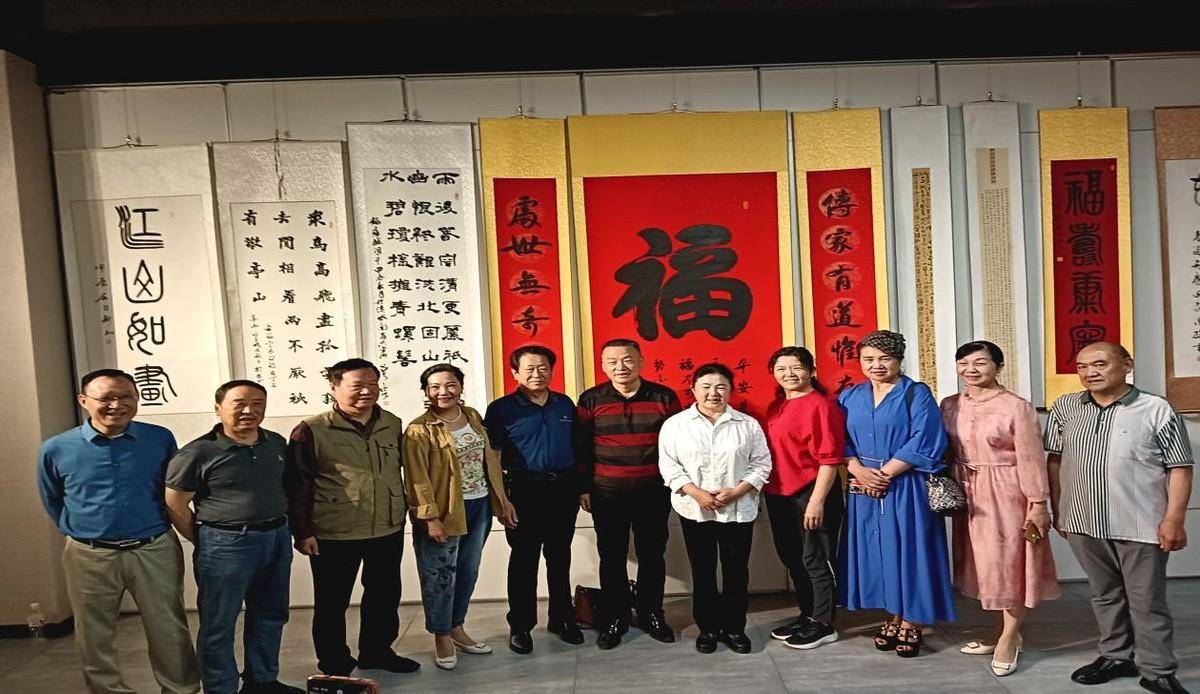 安康市老科协书画院书画作品展隆重开幕_展览_群众艺术馆_书法