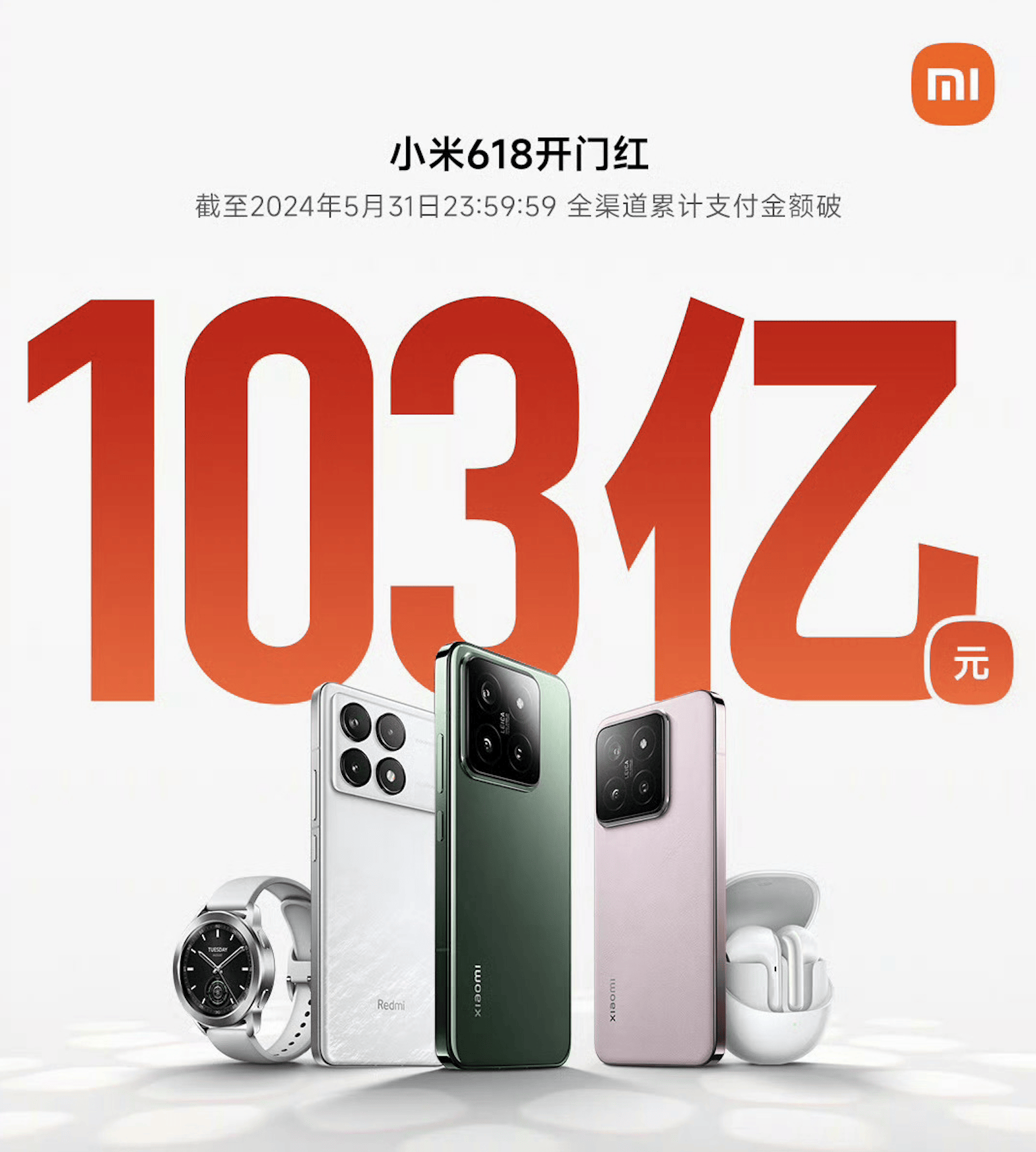 京东618竞速榜公布,redmi k70一骑绝尘,iphone15 pro系列遗憾落败