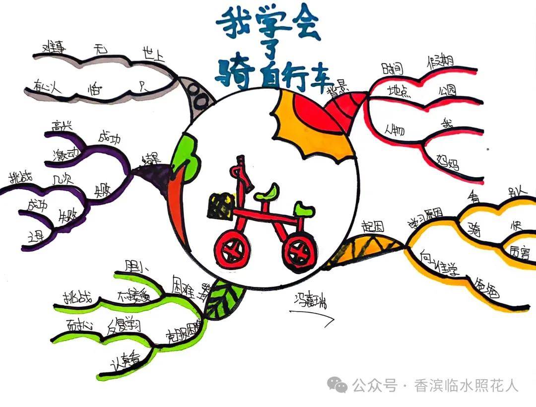 【思维导图作文——四年级下册《 我学会了——》】王佳怡《我学会了