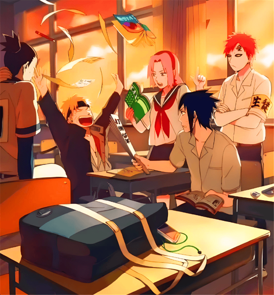 火影:当忍者们变成现代校园学生,雏田成校花,井野非常受欢迎