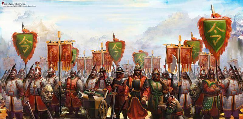 发布进退及变阵的指令,秦始皇兵马俑军阵中就有金鼓等指挥装备出土