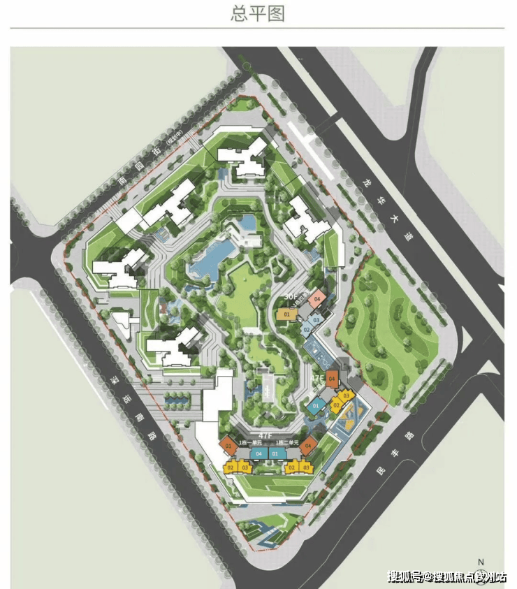 各栋平面图深业上城学府售楼处热线:400 012 2202 转总机号 555【已