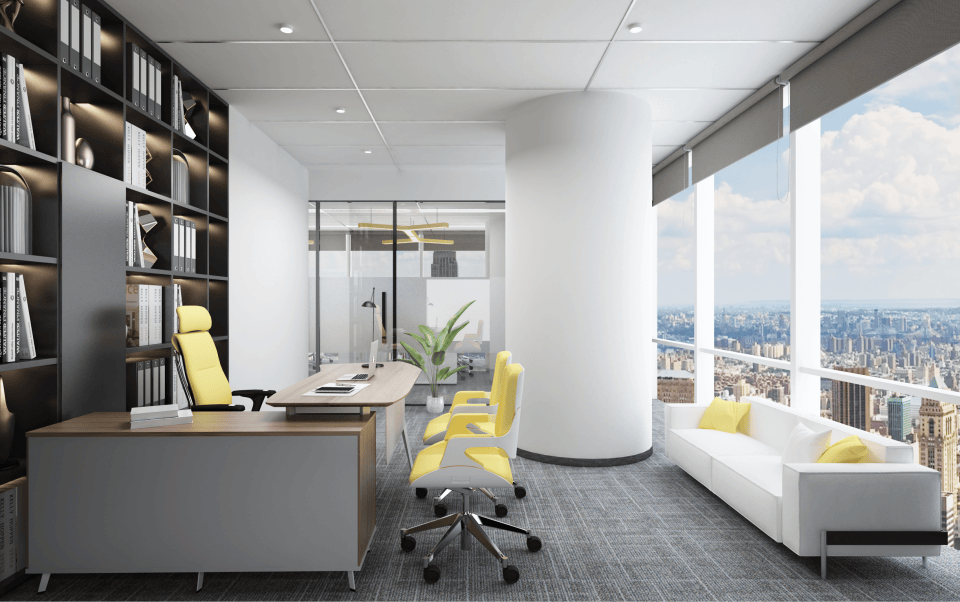 陕西写字楼装修设计,共享办公室装修设计,办公空间设计