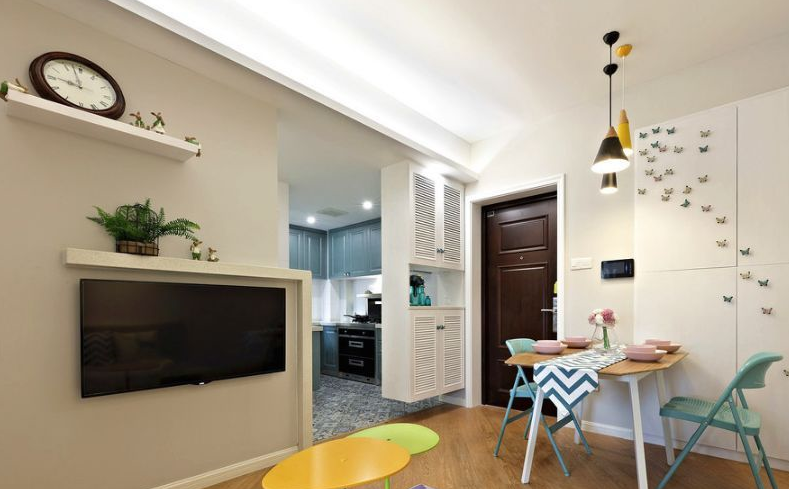 花8万装修50平小北欧风格新家,简约舒适还宽敞