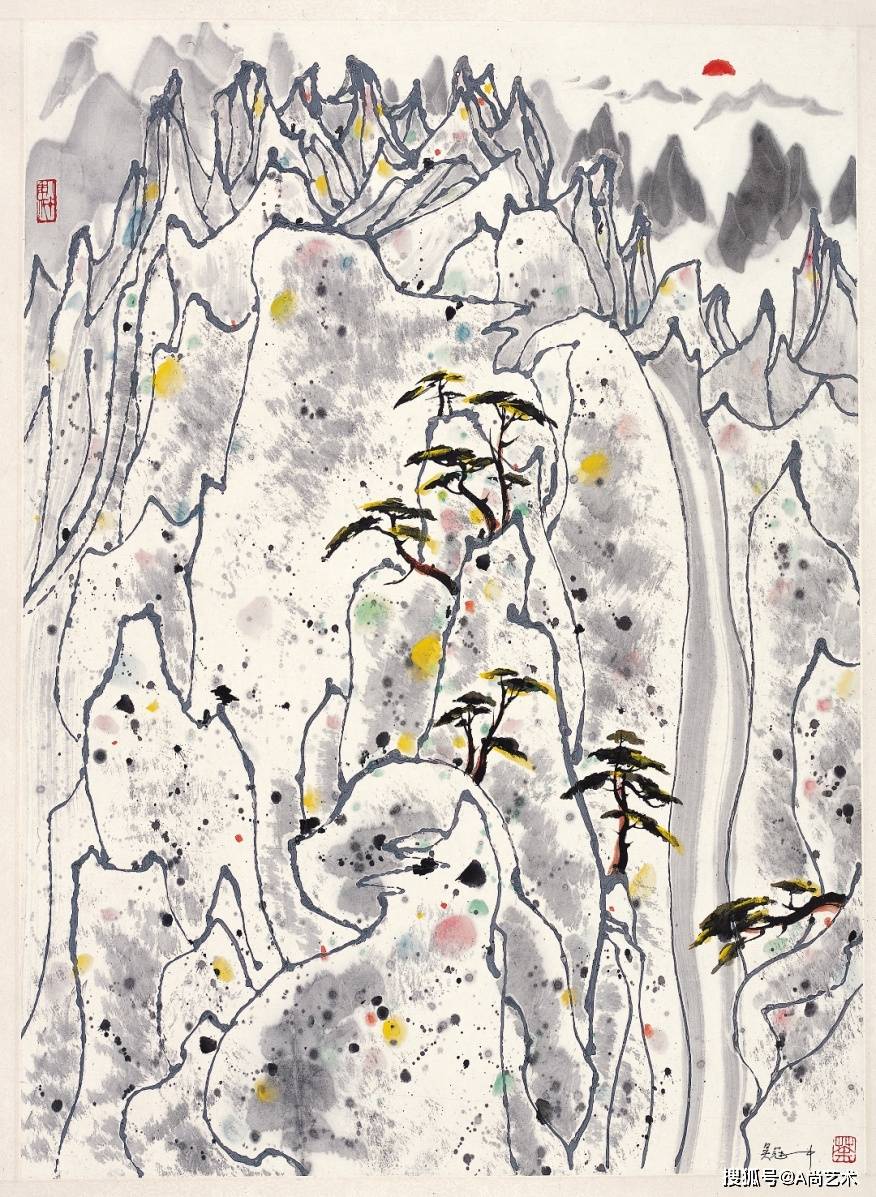 名家画谱 吴冠中 作品分享