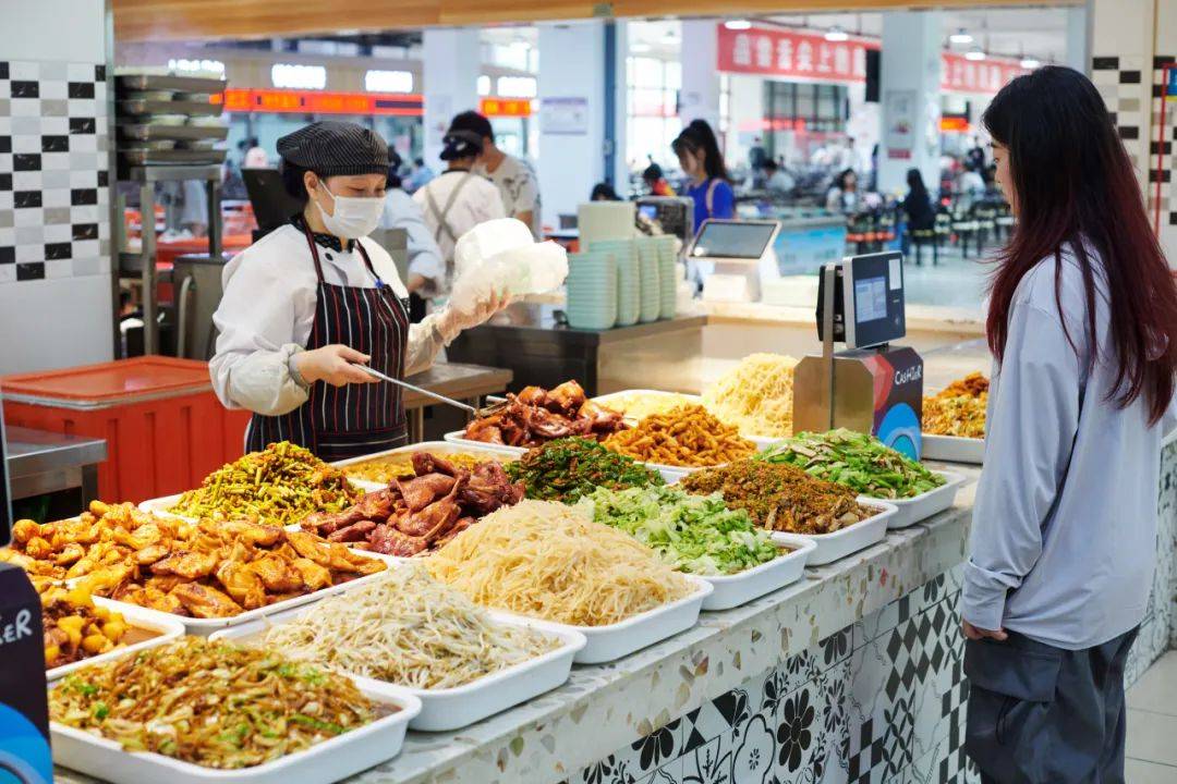 陕西科技大学餐厅图片