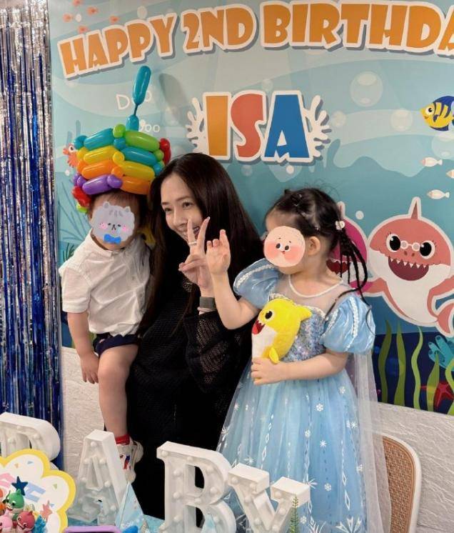 郭碧婷回台湾为子庆生,家庭幸福羡煞旁人