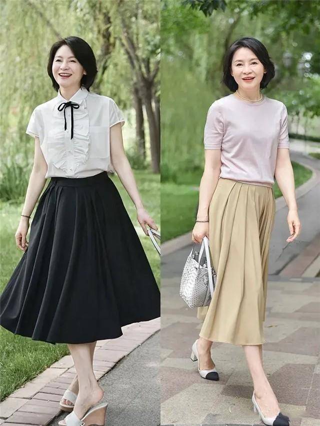 夏天,穿裙子尽量别配"运动鞋"!换成另外3双,更优雅,好看